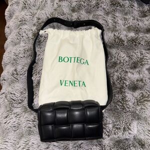 Bottega Veneta Black Padded Cassette Belt Bag